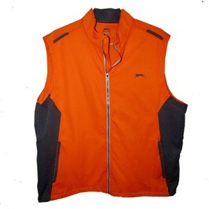 Orange Slazenger golf vest
